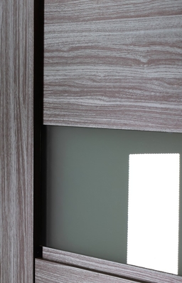 EDNA VETRO GRAY OAK SLAB BELLDINNI MODERN INTERIOR DOOR - 4