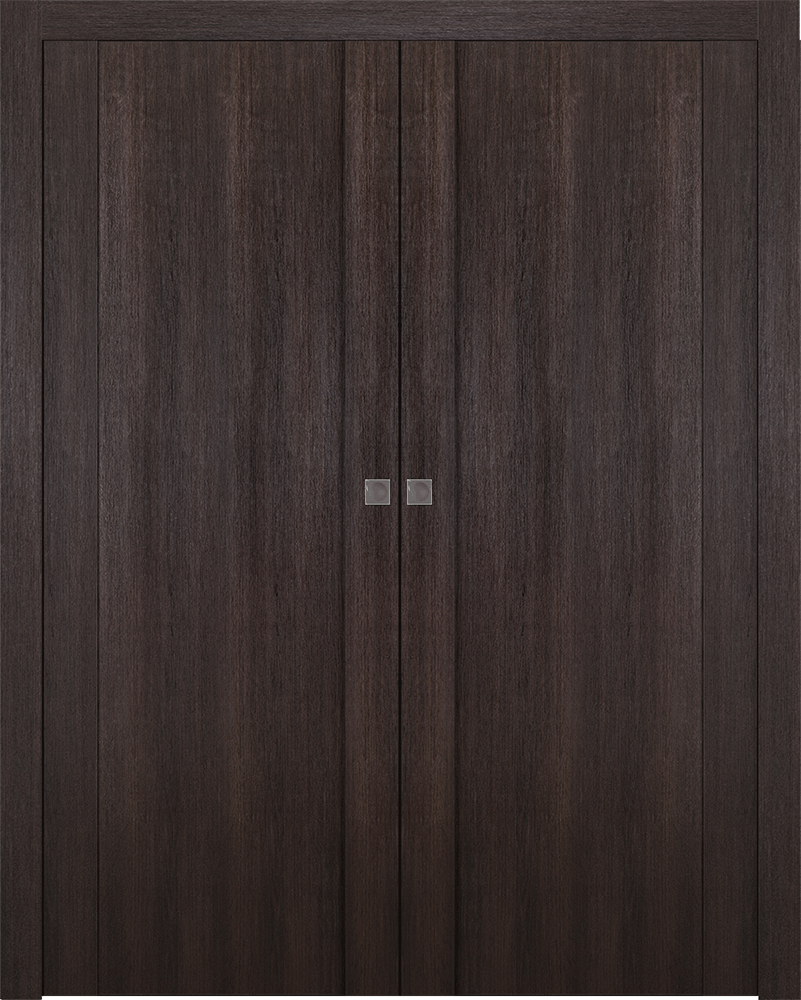 AVON 01 VERALINGA OAK DOUBLE POCKET DOORS BELLDINNI MODERN INTERIOR DOOR - 1