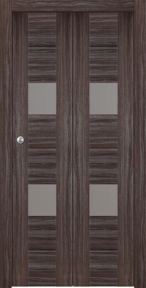 VITA VETRO GRAY OAK BI-FOLD BELLDINNI MODERN INTERIOR DOOR - 4