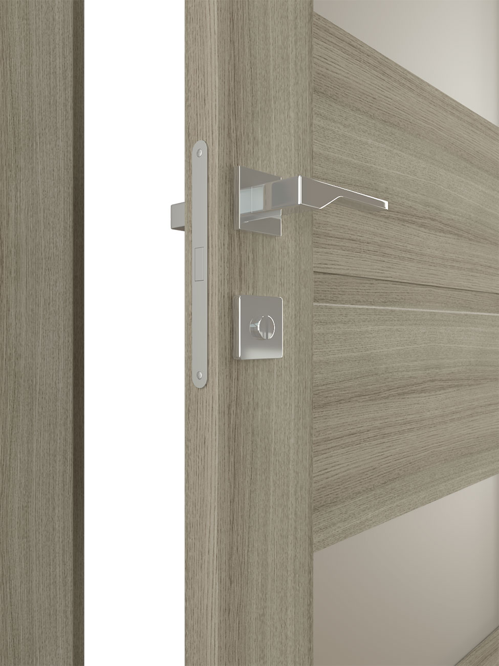 VITA VETRO SHAMBOR DOUBLE INVISIBLE METAL FRAME BELLDINNI MODERN INTERIOR DOOR - 3