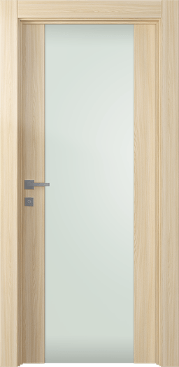 AVON 202 VETRO LOIRE ASH SWING DOORS BELLDINNI MODERN INTERIOR DOOR - 1
