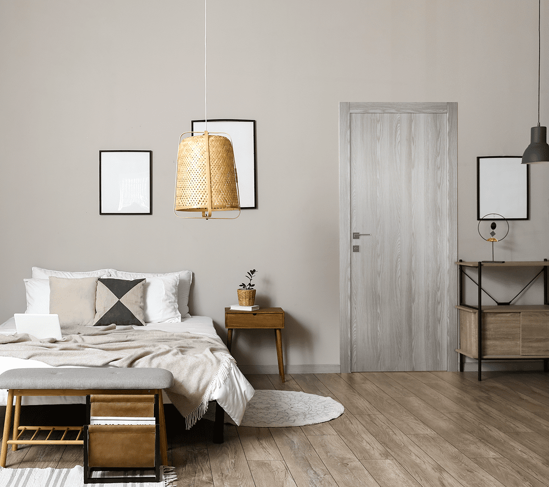 OPTIMA RIBEIRA ASH SWING BELLDINNI MODERN INTERIOR DOOR - 2