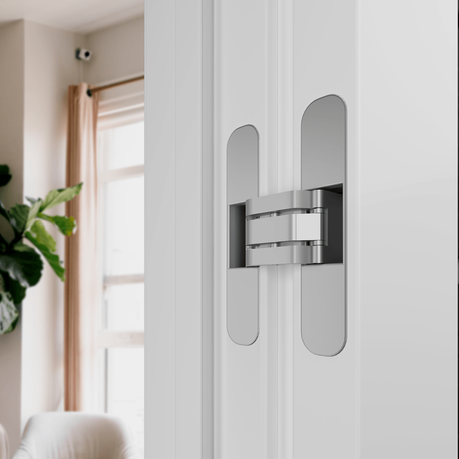 ALDA SNOW WHITE SWING BELLDINNI MODERN INTERIOR DOOR - 4