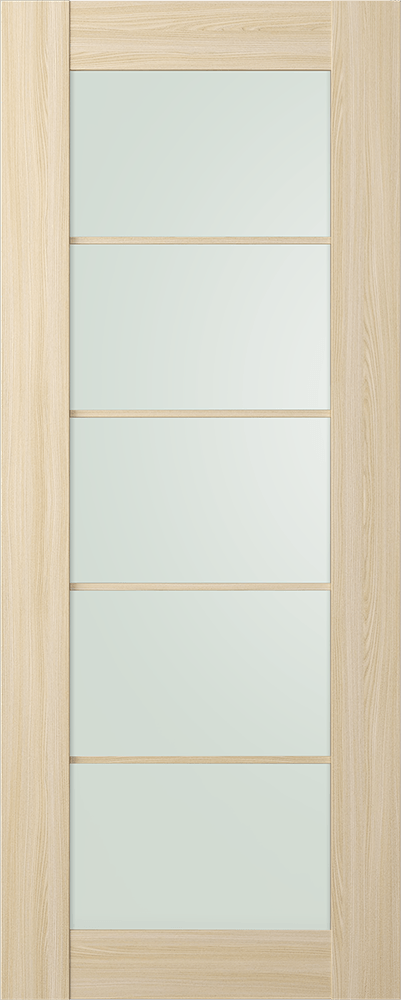 AVON 5 LITE VETRO LOIRE ASH SLAB BELLDINNI MODERN INTERIOR DOOR - 1