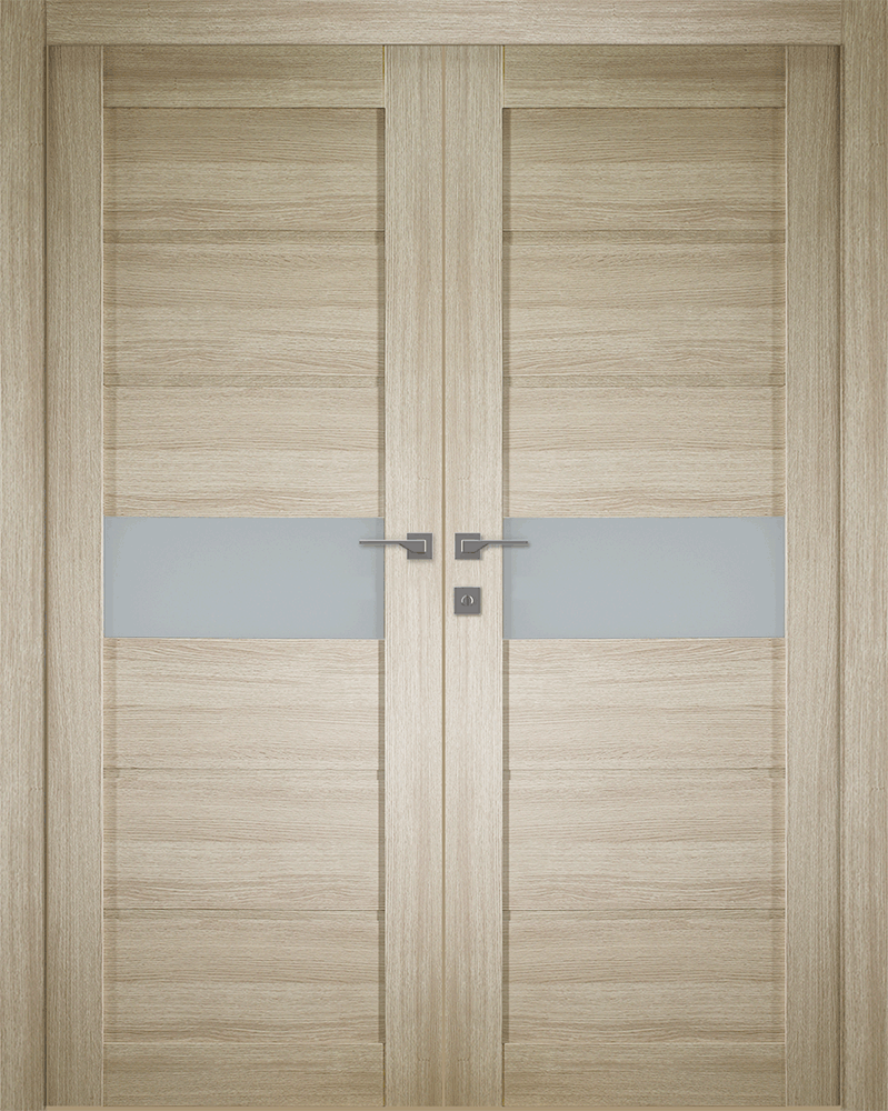 EDNA VETRO SHAMBOR DOUBLE BELLDINNI MODERN INTERIOR DOOR - 1