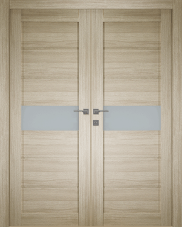 EDNA VETRO SHAMBOR DOUBLE BELLDINNI MODERN INTERIOR DOOR - 1