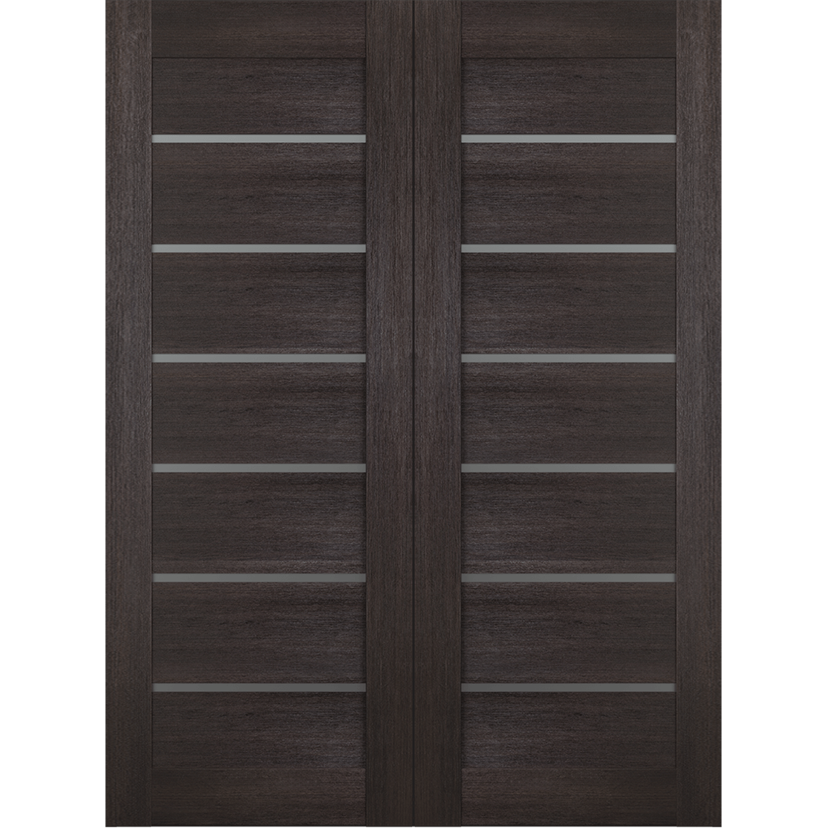 AVON 07-02 VETRO VERALINGA OAK BYPASS BELLDINNI MODERN INTERIOR DOOR - 2