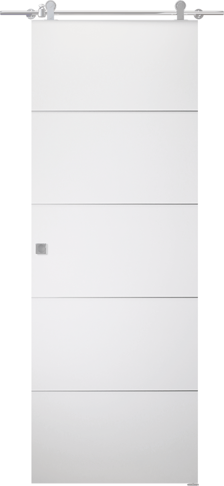 OPTIMA 4H SNOW WHITE BARN BELLDINNI MODERN INTERIOR DOOR - 1