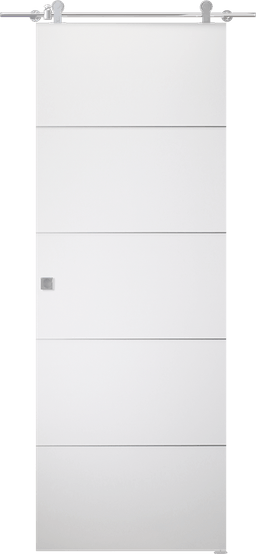 OPTIMA 4H SNOW WHITE BARN BELLDINNI MODERN INTERIOR DOOR - 1