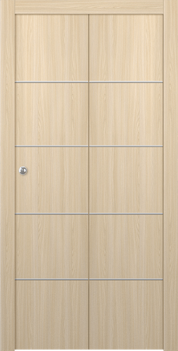 OPTIMA 4H LOIRE ASH BI-FOLD DOORS BELLDINNI MODERN INTERIOR DOOR - 1