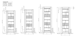 VITA VETRO BIANCO NOBLE BI-FOLD BELLDINNI MODERN INTERIOR DOOR - 5