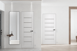 ALBA SNOW WHITE BI-FOLD BELLDINNI MODERN INTERIOR DOOR - 3