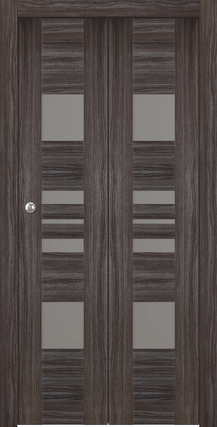 ROMI VETRO GRAY OAK BI-FOLD BELLDINNI MODERN INTERIOR DOOR - 4
