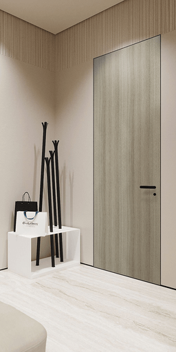 OPTIMA SHAMBOR DOUBLE INVISIBLE METAL FRAME BELLDINNI MODERN INTERIOR DOOR - 2