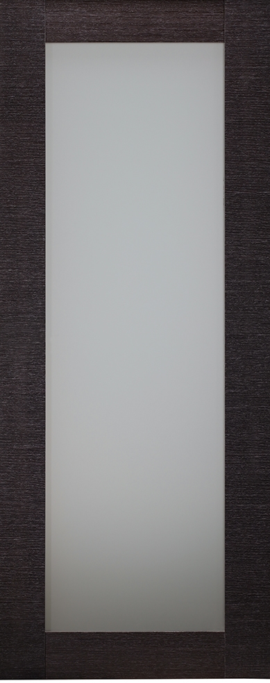 AVANTI 207 VETRO BLACK APRICOT SLAB BELLDINNI MODERN INTERIOR DOOR - 1