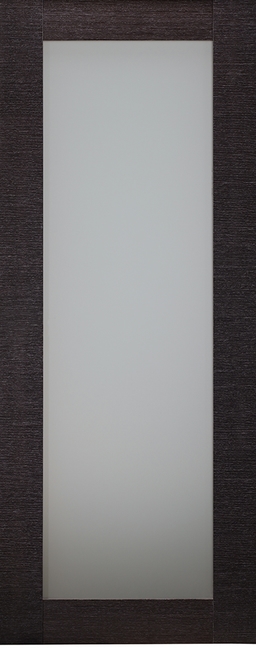 AVANTI 207 VETRO BLACK APRICOT SLAB BELLDINNI MODERN INTERIOR DOOR - 1