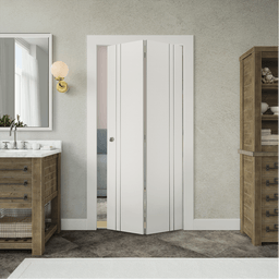 PALLADIO 2V BIANCO NOBLE BI-FOLD BELLDINNI MODERN INTERIOR DOOR - 3