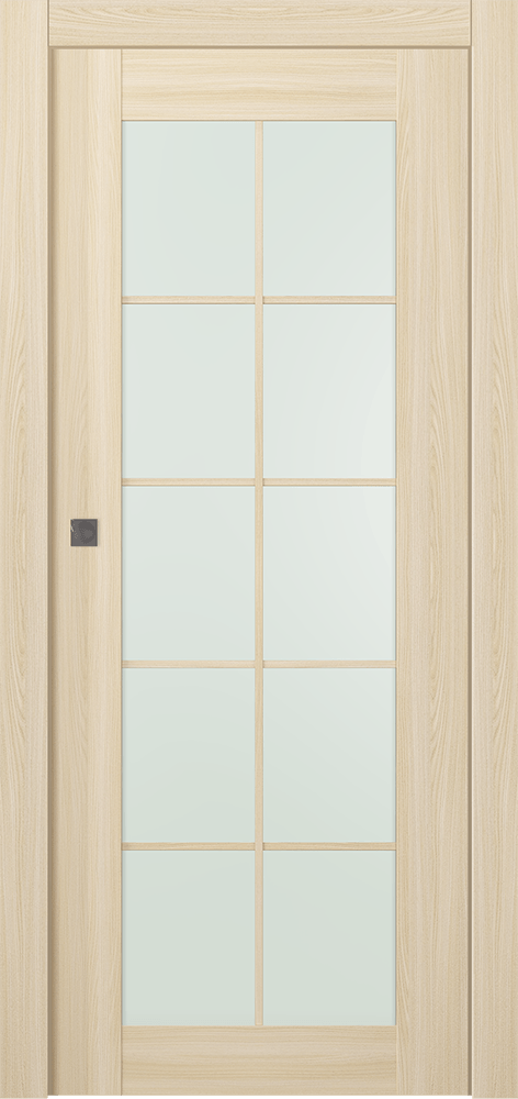 AVON 10 LITE VETRO LOIRE ASH POCKET BELLDINNI MODERN INTERIOR DOOR - 1