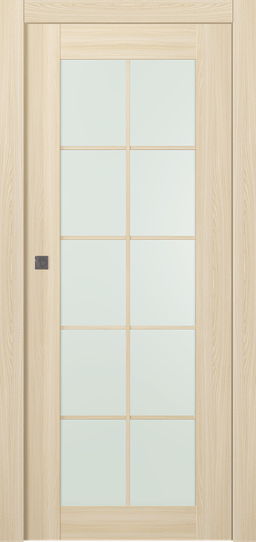 AVON 10 LITE VETRO LOIRE ASH POCKET BELLDINNI MODERN INTERIOR DOOR - 1
