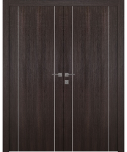 OPTIMA 2U VERALINGA OAK DOUBLE BELLDINNI MODERN INTERIOR DOOR - 1