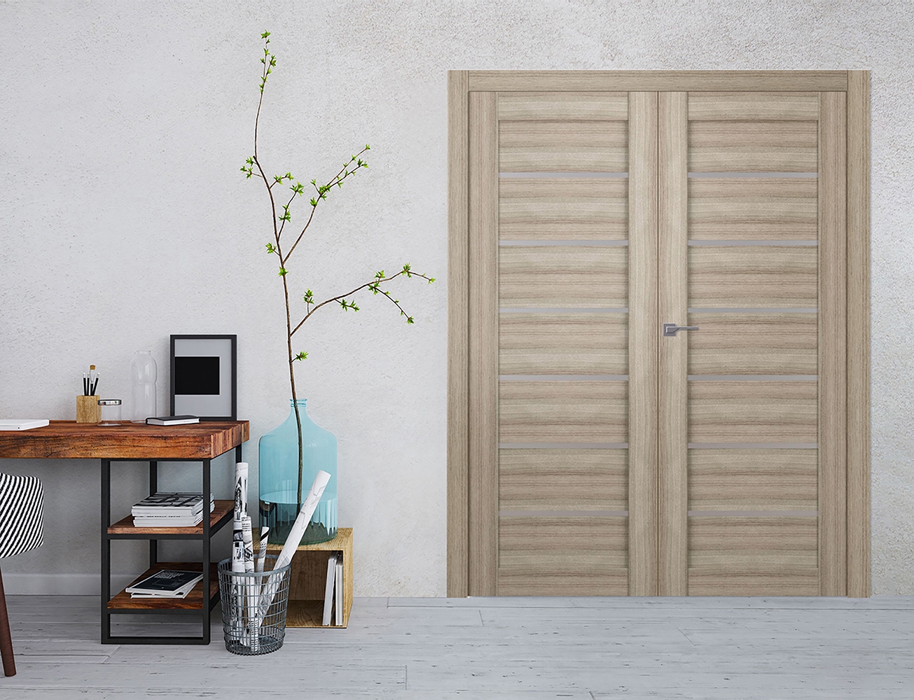 ALBA SHAMBOR DOUBLE BELLDINNI MODERN INTERIOR DOOR - 2