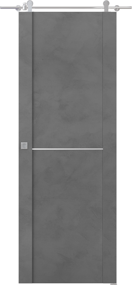 AVON 01 1H DARK URBAN BARN BELLDINNI MODERN INTERIOR DOOR - 1