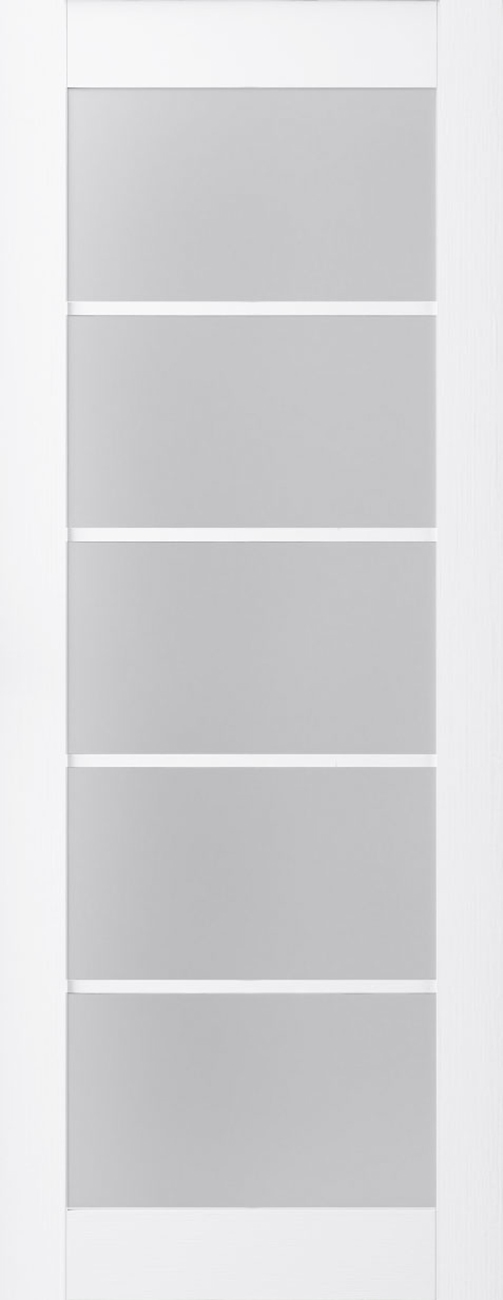 PALLADIO 5 LITE VETRO BIANCO NOBLE BARN BELLDINNI MODERN INTERIOR DOOR - 2