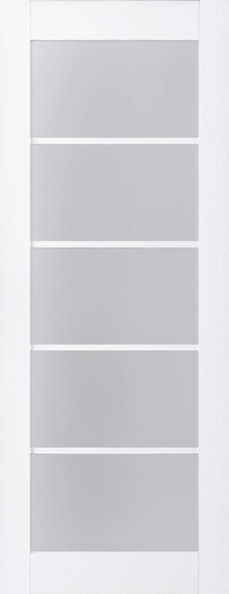 PALLADIO 5 LITE VETRO BIANCO NOBLE BARN BELLDINNI MODERN INTERIOR DOOR - 2