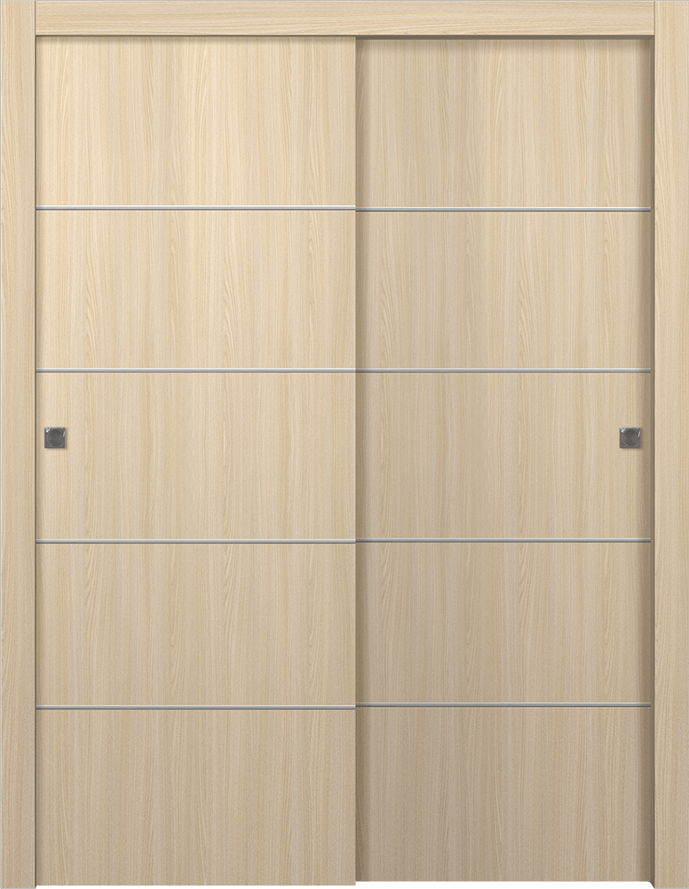 OPTIMA 4H LOIRE ASH BYPASS DOORS BELLDINNI MODERN INTERIOR DOOR - 1