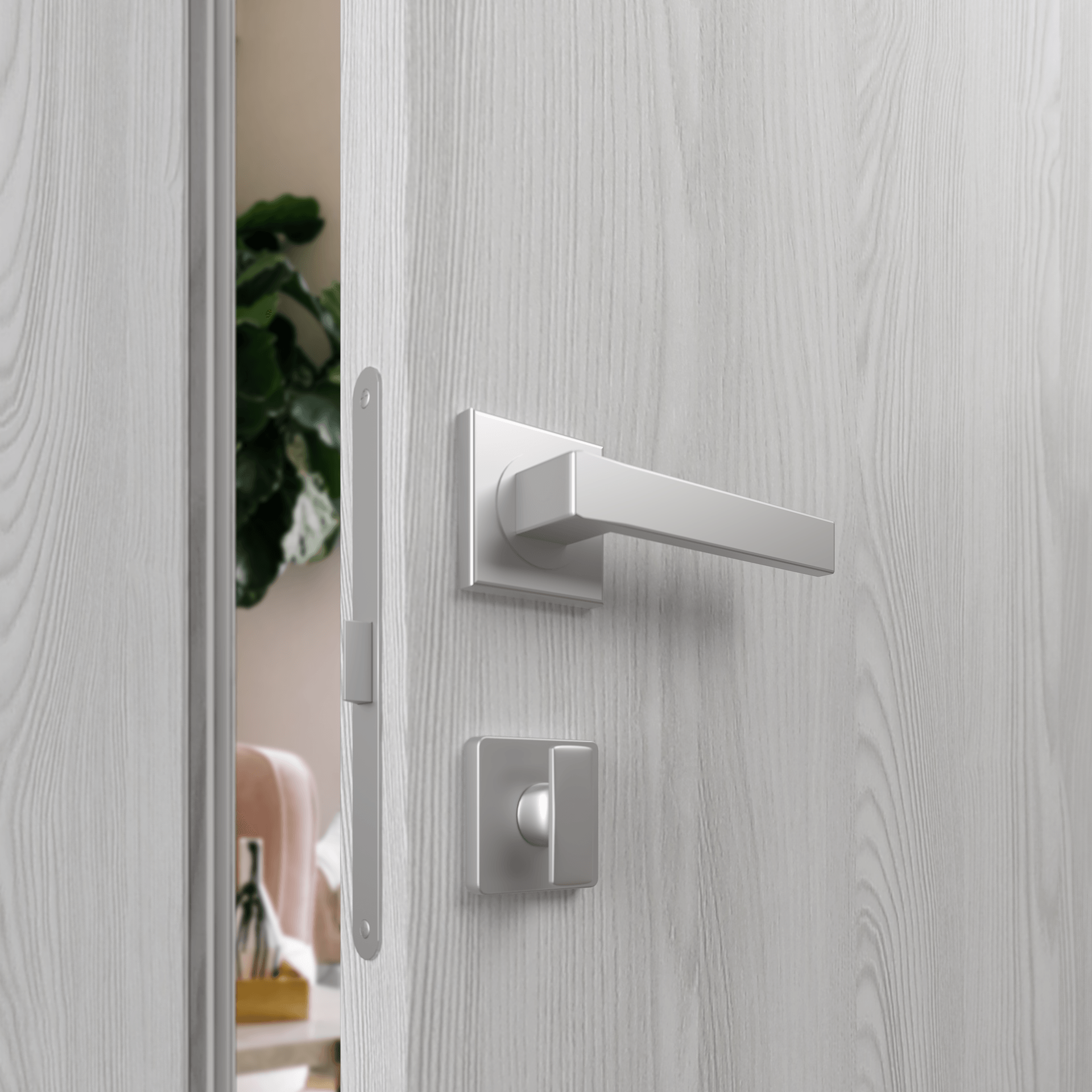 OPTIMA RIBEIRA ASH INVISIBLE METAL FRAME BELLDINNI MODERN INTERIOR DOOR - 5