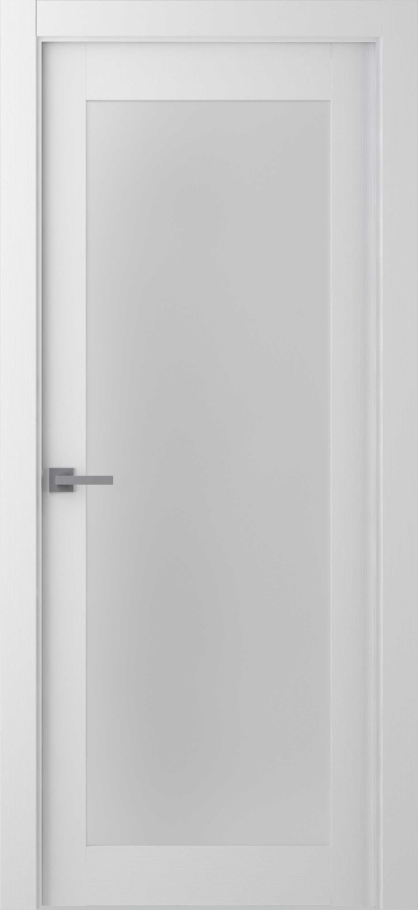 PALLADIO 207 VETRO BIANCO NOBLE SWING BELLDINNI MODERN INTERIOR DOOR - 1