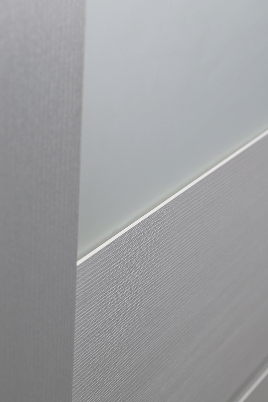 EDNA VETRO BIANCO NOBLE SWING BELLDINNI MODERN INTERIOR DOOR - 6