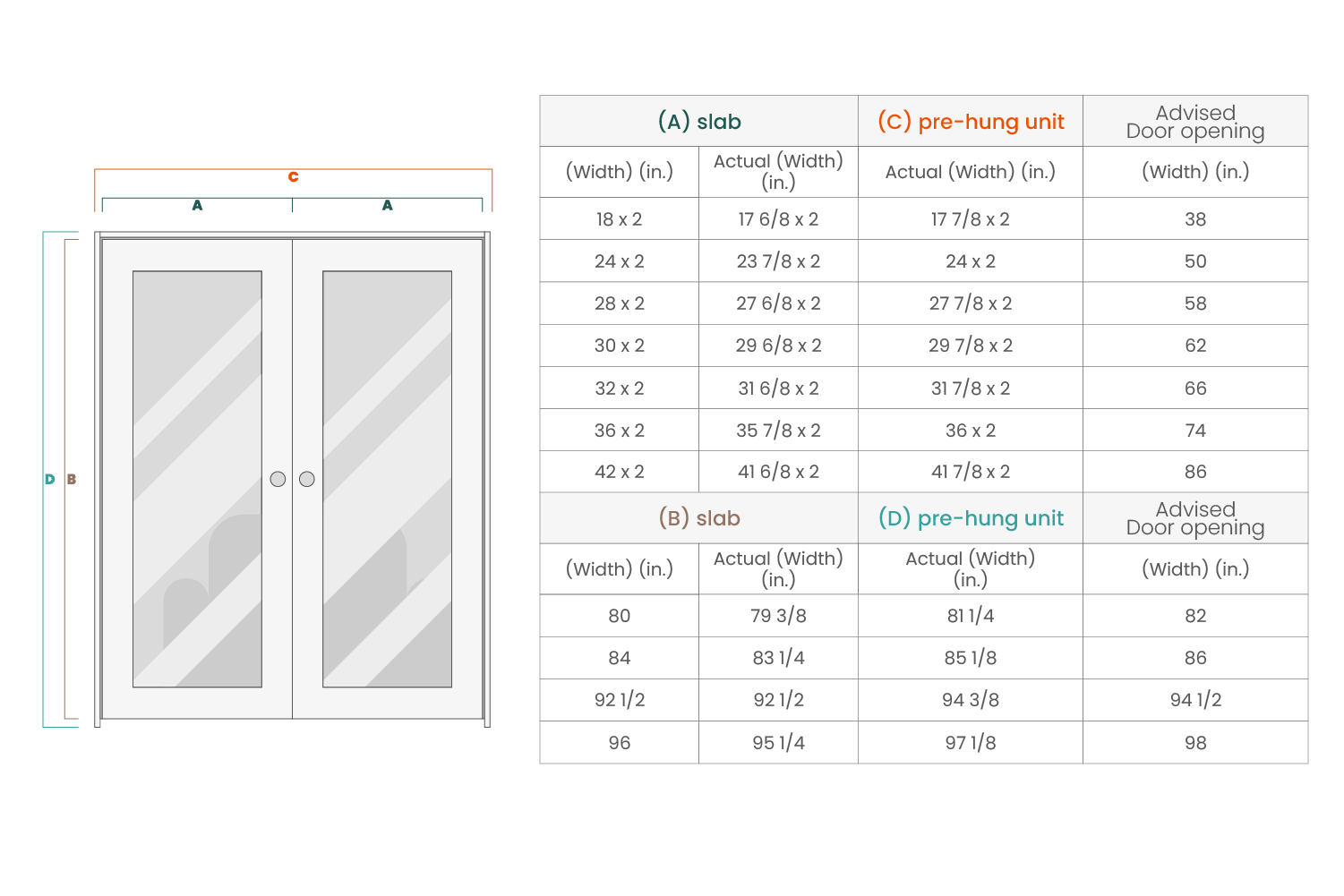 OPTIMA SHAMBOR DOUBLE BELLDINNI MODERN INTERIOR DOOR - 14