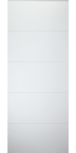 ARVIKA POLAR WHITE SLAB BELLDINNI MODERN INTERIOR DOOR - 1