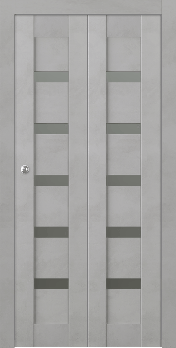 AVON 07-04 VETRO LIGHT URBAN BI-FOLD BELLDINNI MODERN INTERIOR DOOR - 1