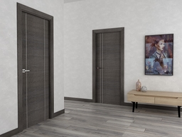 AVANTI 2V BLACK APRICOT INVISIBLE METAL FRAME BELLDINNI MODERN INTERIOR DOOR - 3