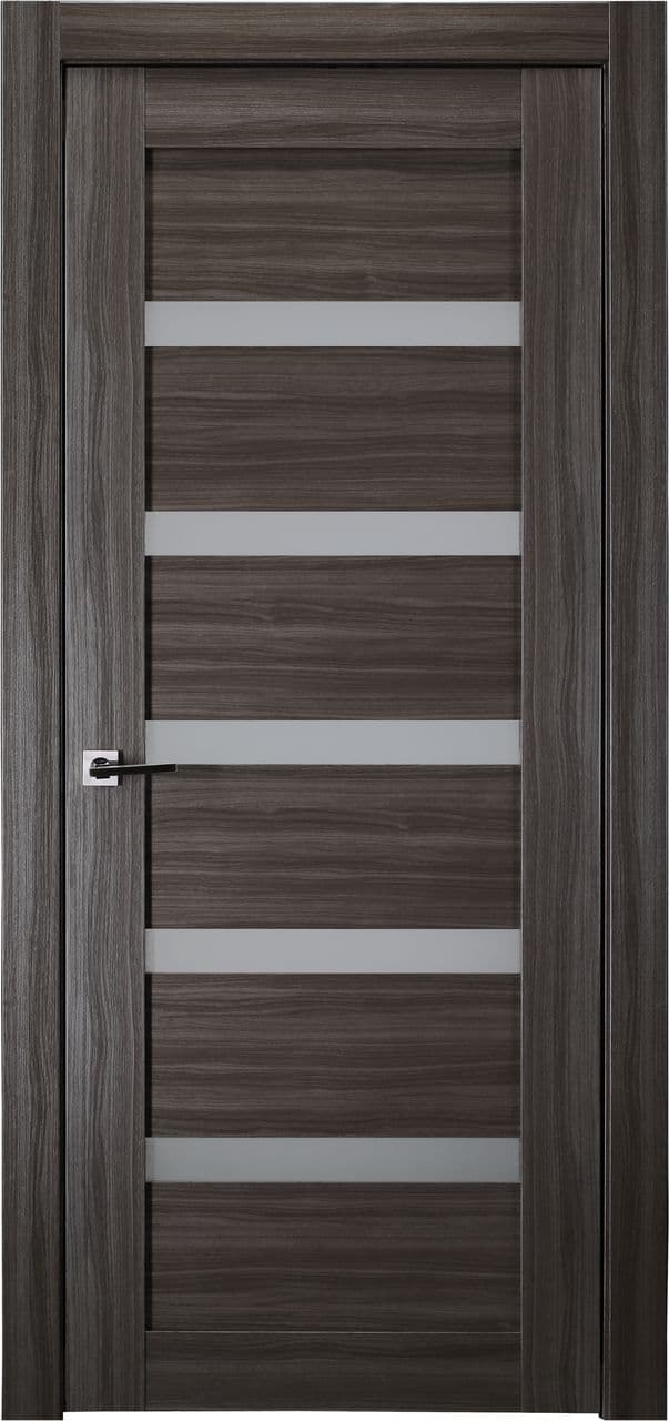 LEORA VETRO GRAY OAK SWING BELLDINNI MODERN INTERIOR DOOR